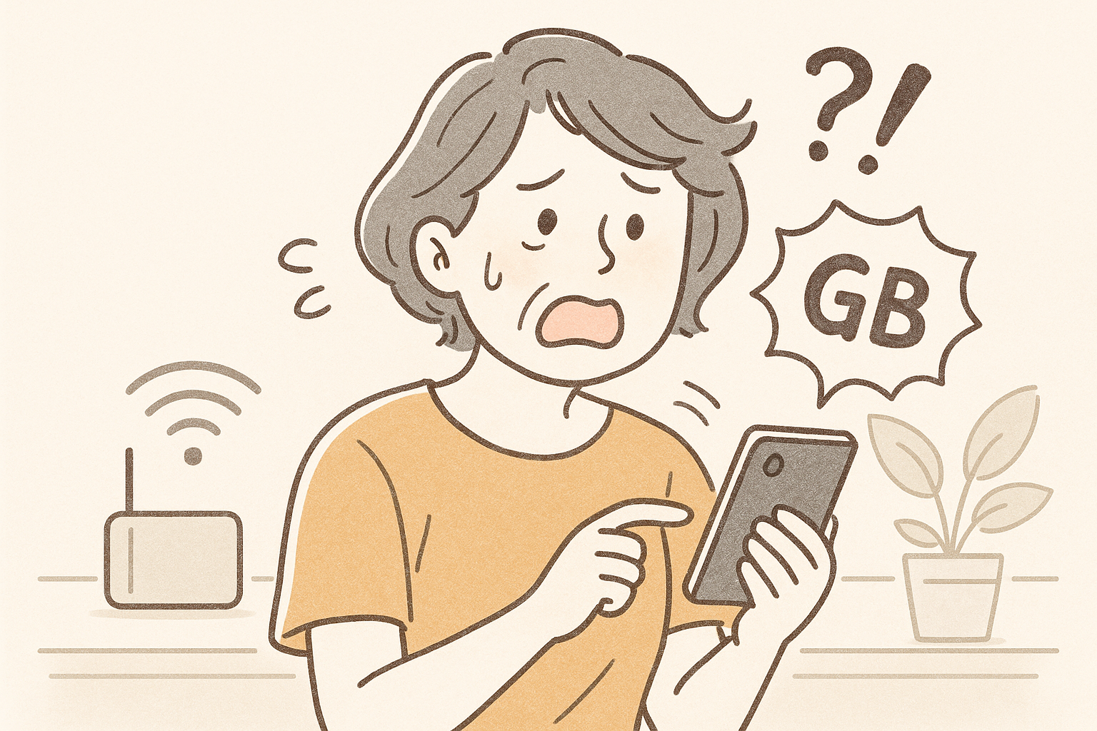 【ギガがすぐなくなる人必見！】モバイルWi-Fiで解決できる理由とは