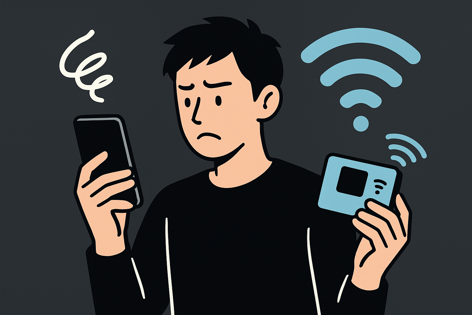 【スマホは安くても通信が高い？】そんなときに使いたいWi-Fiの話