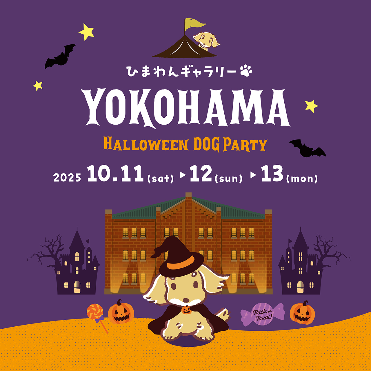 【横浜出店!】10月11日〜13日 | ハロウィン ドッグパーティー🎃