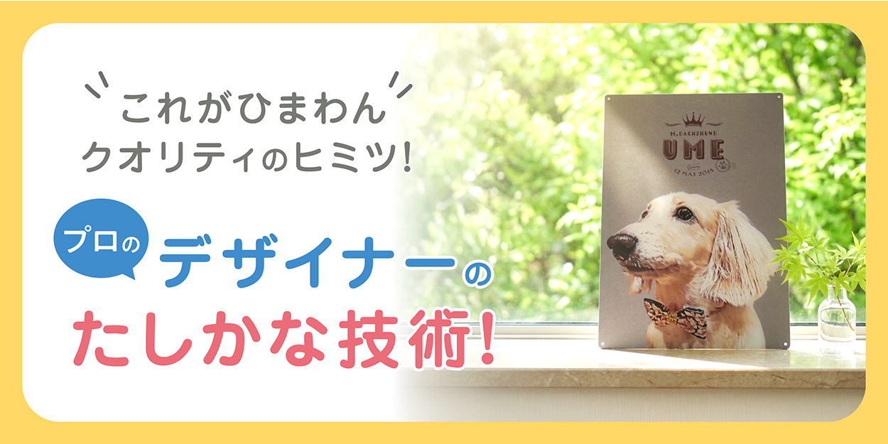【作品紹介!】プロのデザイナーのたしかな技術