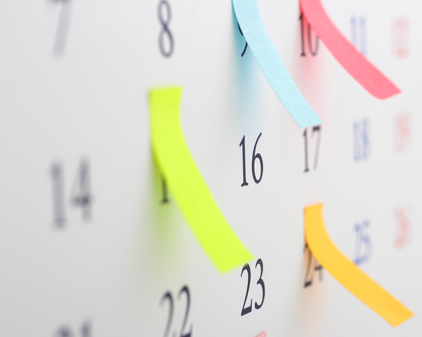 付箋はデスク上のアシスタント