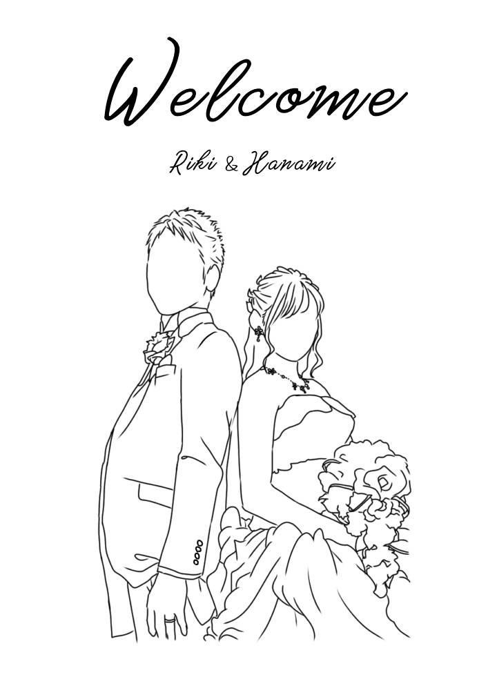 💍ウェルカムボードにいかがですか💍