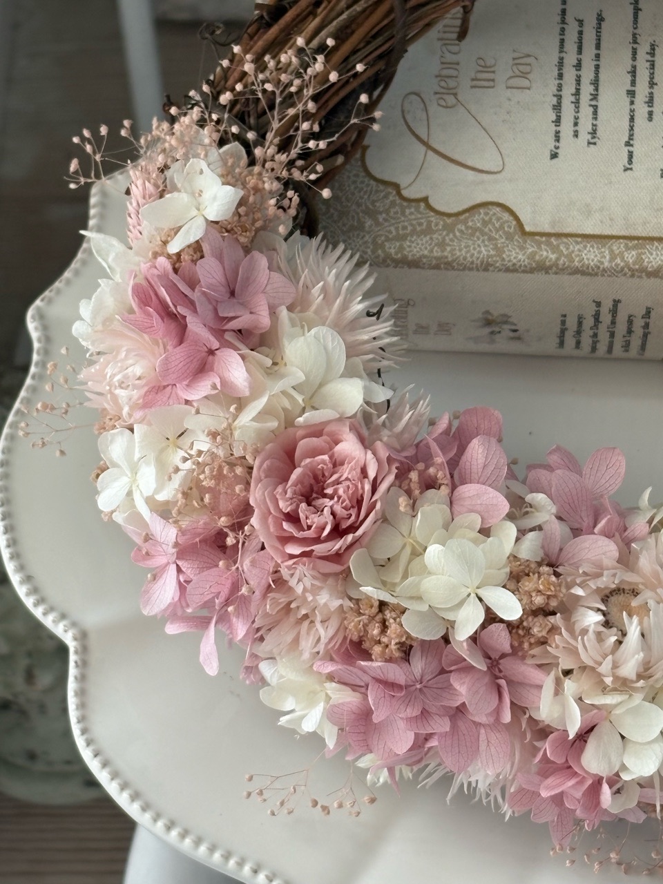 【新作】スイートなベージュピンクのハーフリースをアップしました！