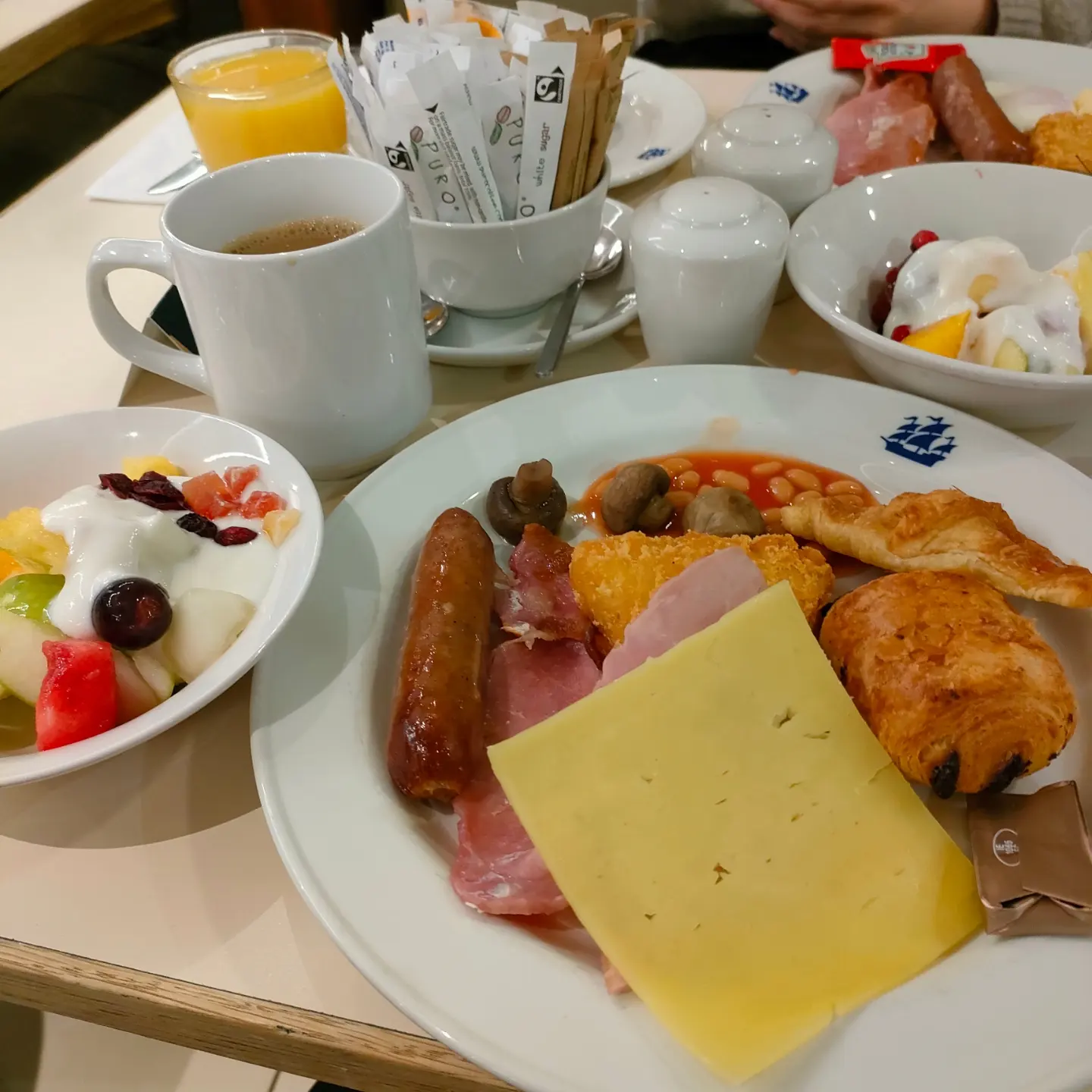 ホテルの朝食