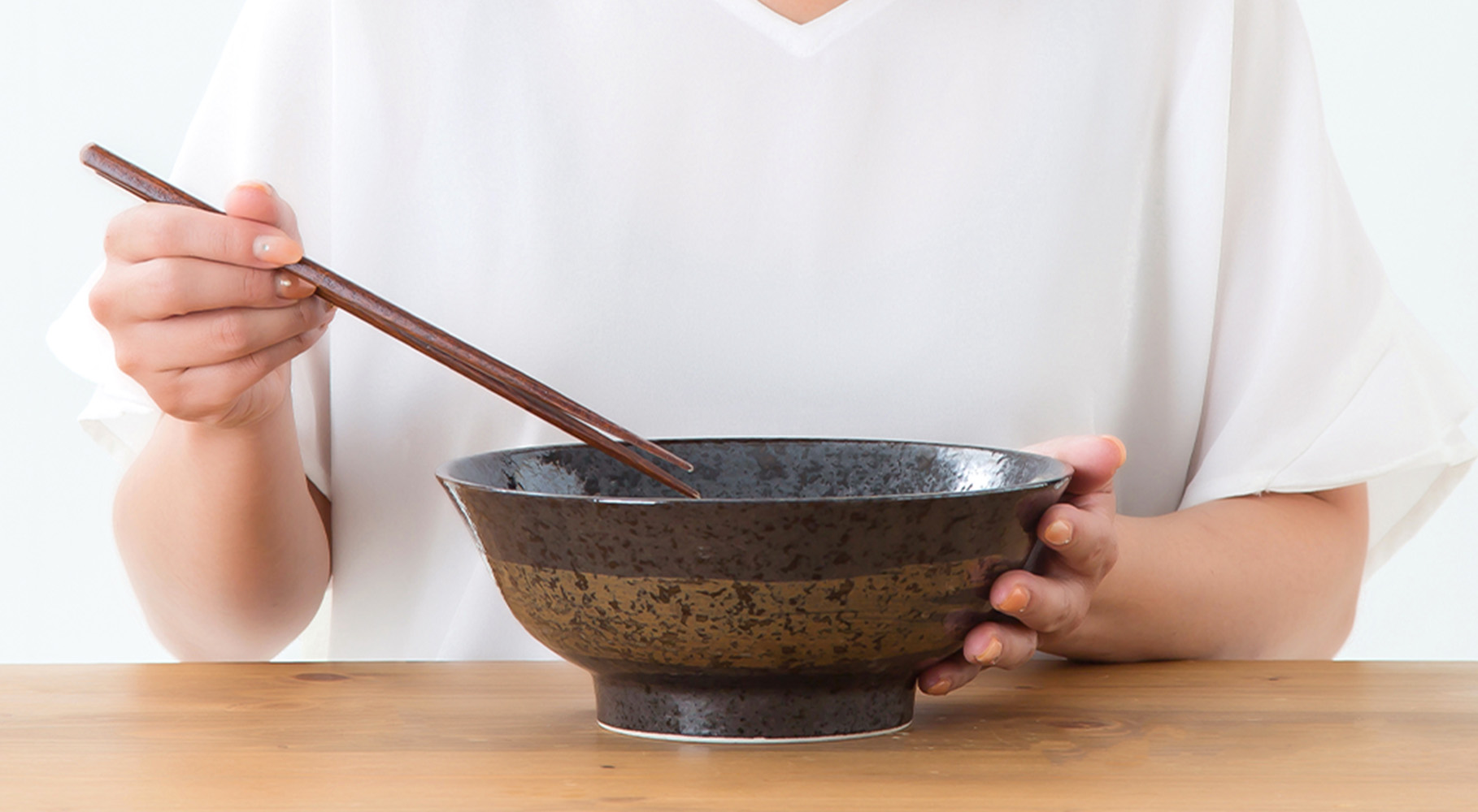 「麺」と「丼」。