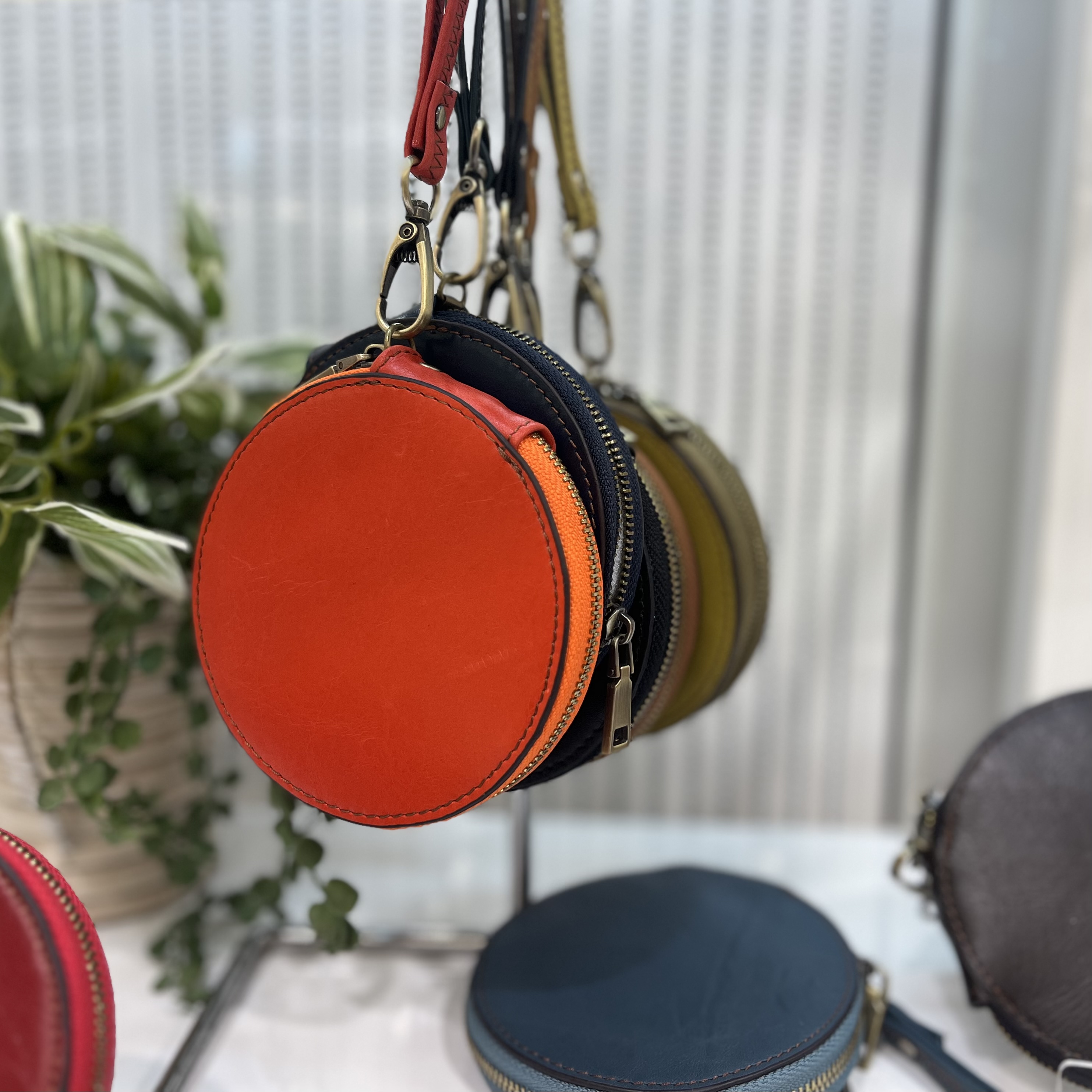 【round coin case】本革ラウンドコインケース 小銭入れ