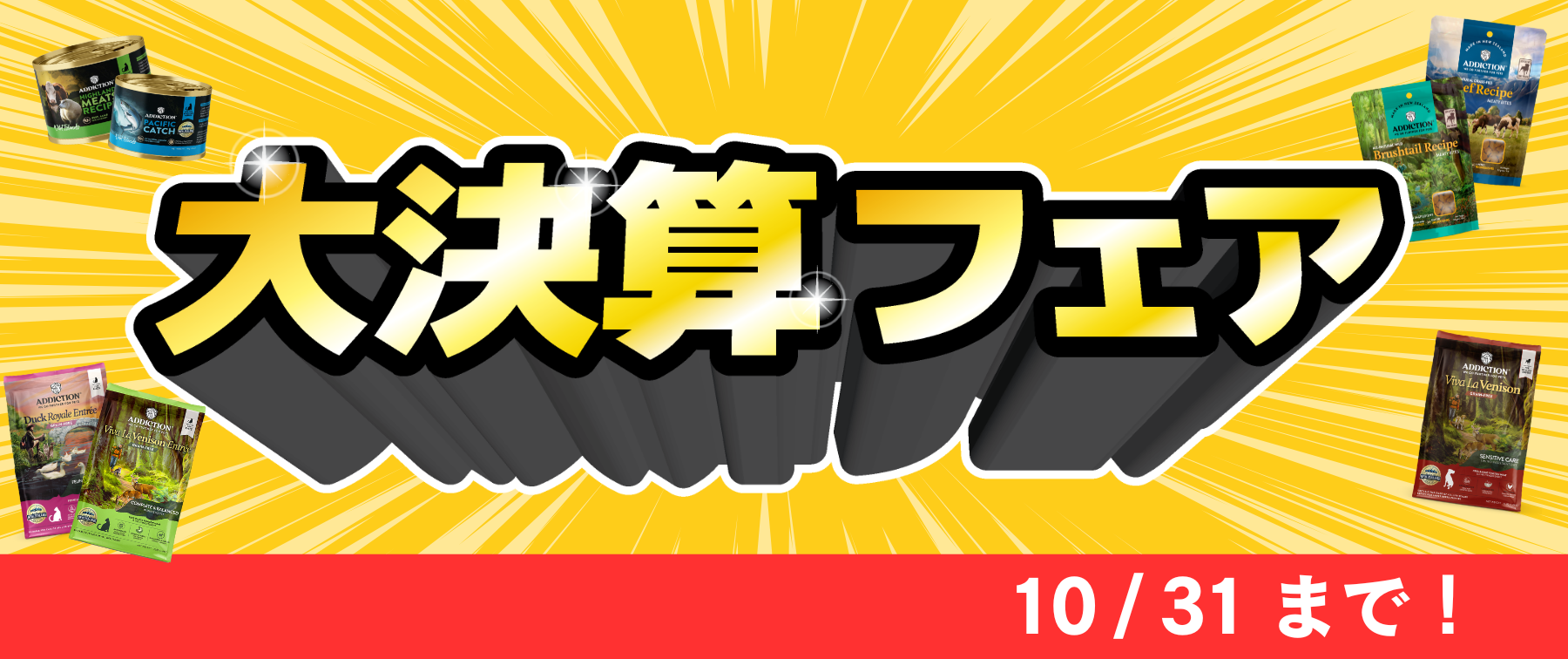 【2025年10月末まで!!】大決算フェア開催👏