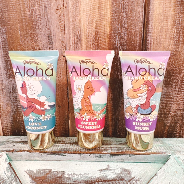 🌺ハワイを愛する女の子マプアちゃんシリーズからハンドクリームのご紹介です
