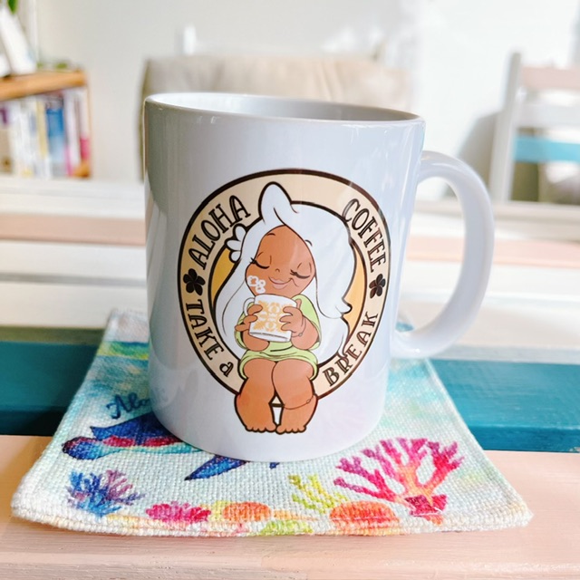 🌺寒い日本にいても飲んでる時だけは温かなハワイを感じれる!?マプアちゃんマグカップ