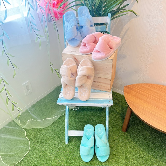 🌺ふわもこで気持ちいい履き心地のALOHAスリッパ