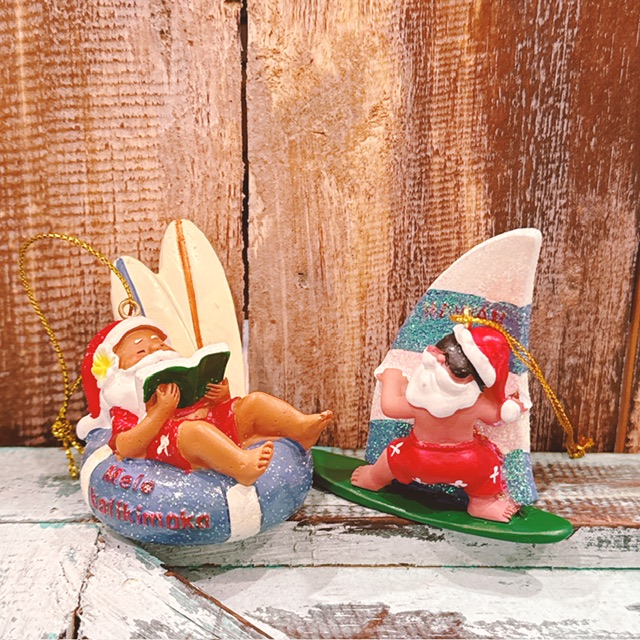 🌺サンタクロースオーナメントで楽しくて陽気なハワイのクリスマス気分を日本でも味わってみよう~