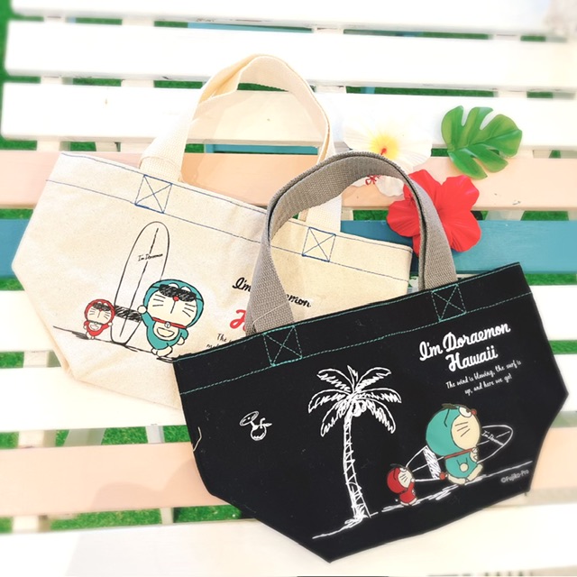 子供もワンコもまあるいモノが好き♪　　ドラえもんミニトートバッグ