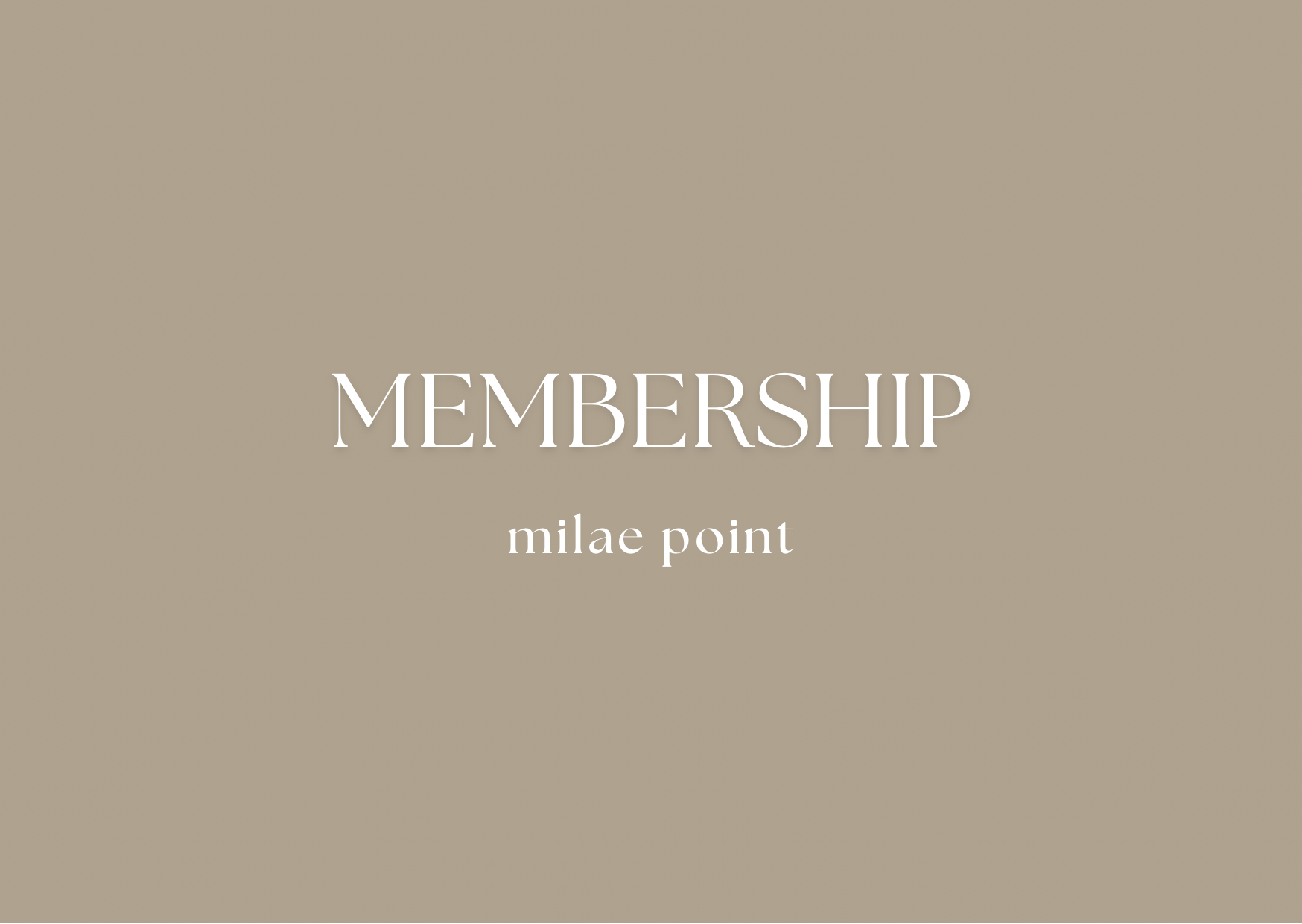 お買い物で貯まるmembership point！