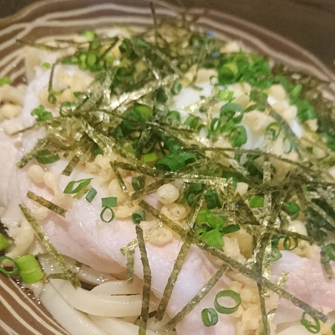 冷やし豚うどん