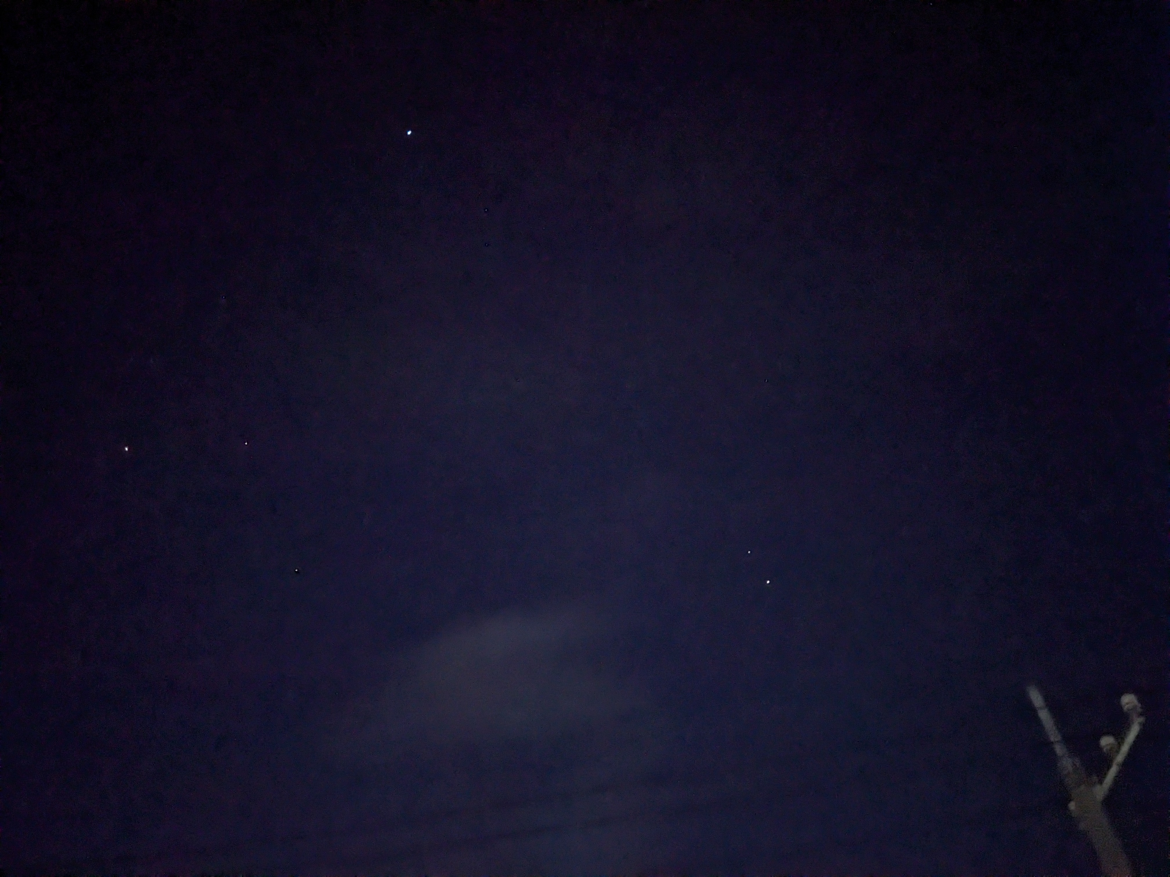 きれいな星空を見て癒された七夕の夜☆