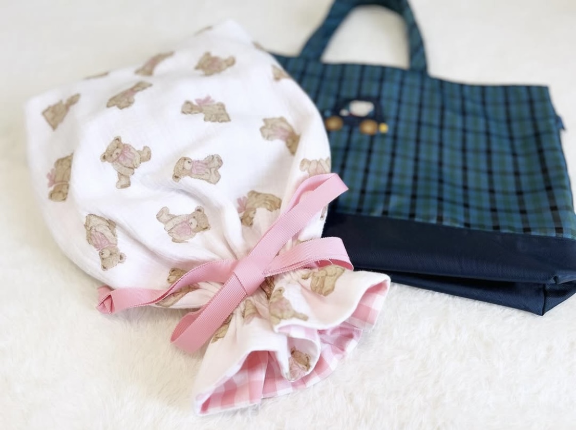 グログランリボン巾着(Mサイズ)のサイズ感は♡