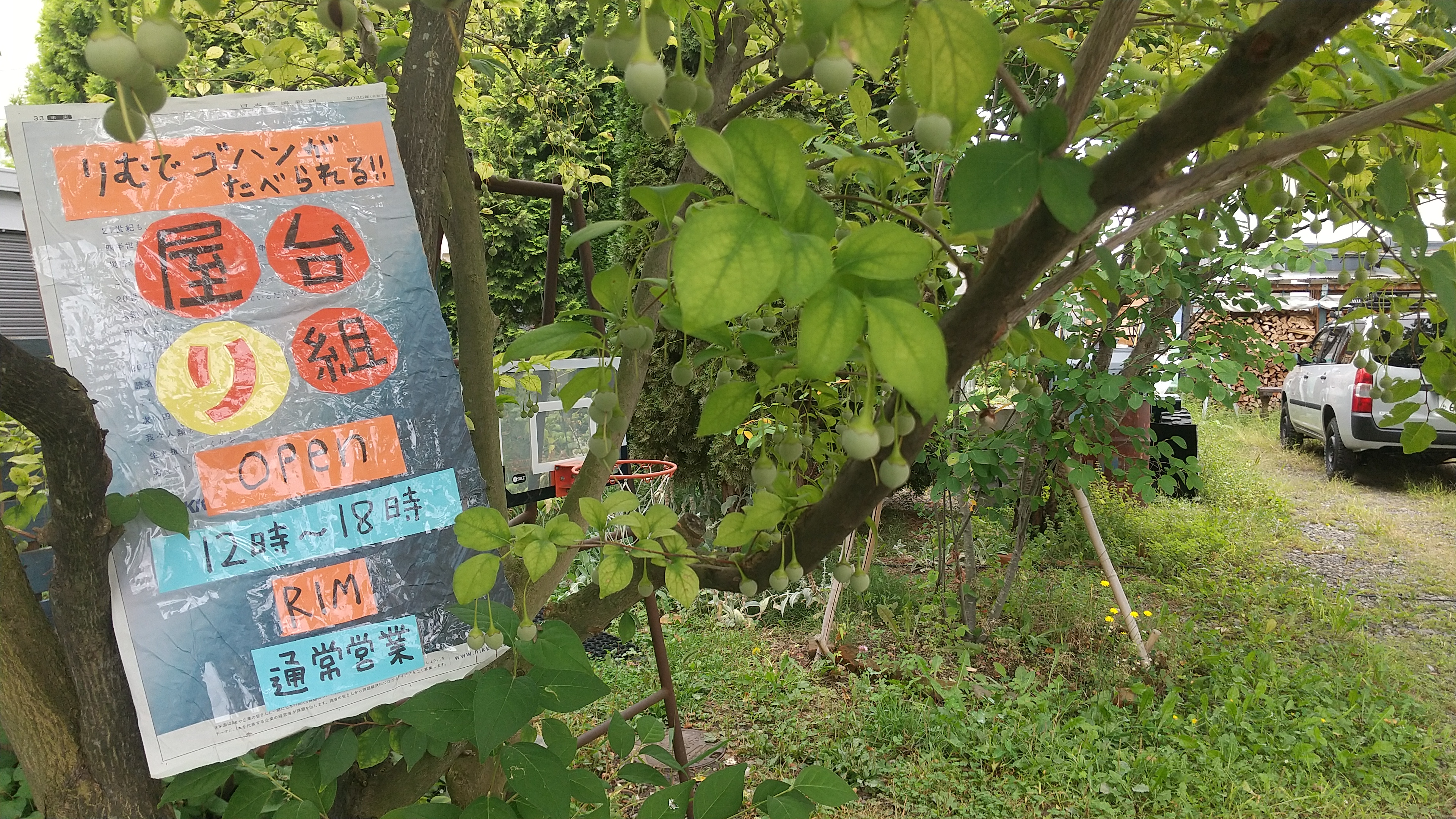 本日は屋台り組がOPENダヨ！