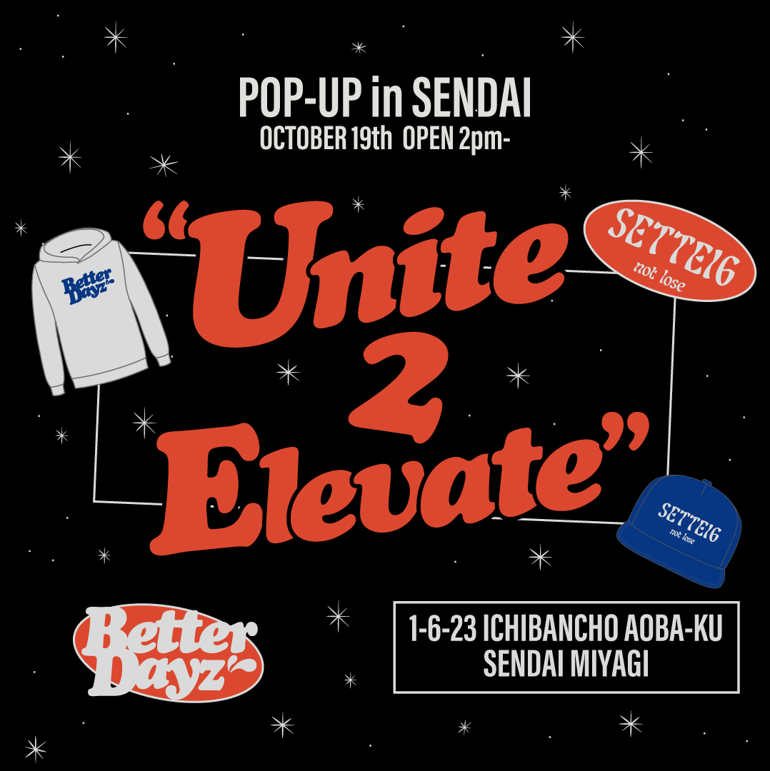 コラボPOP-UP【Unite 2 Elevate】開催決定!!