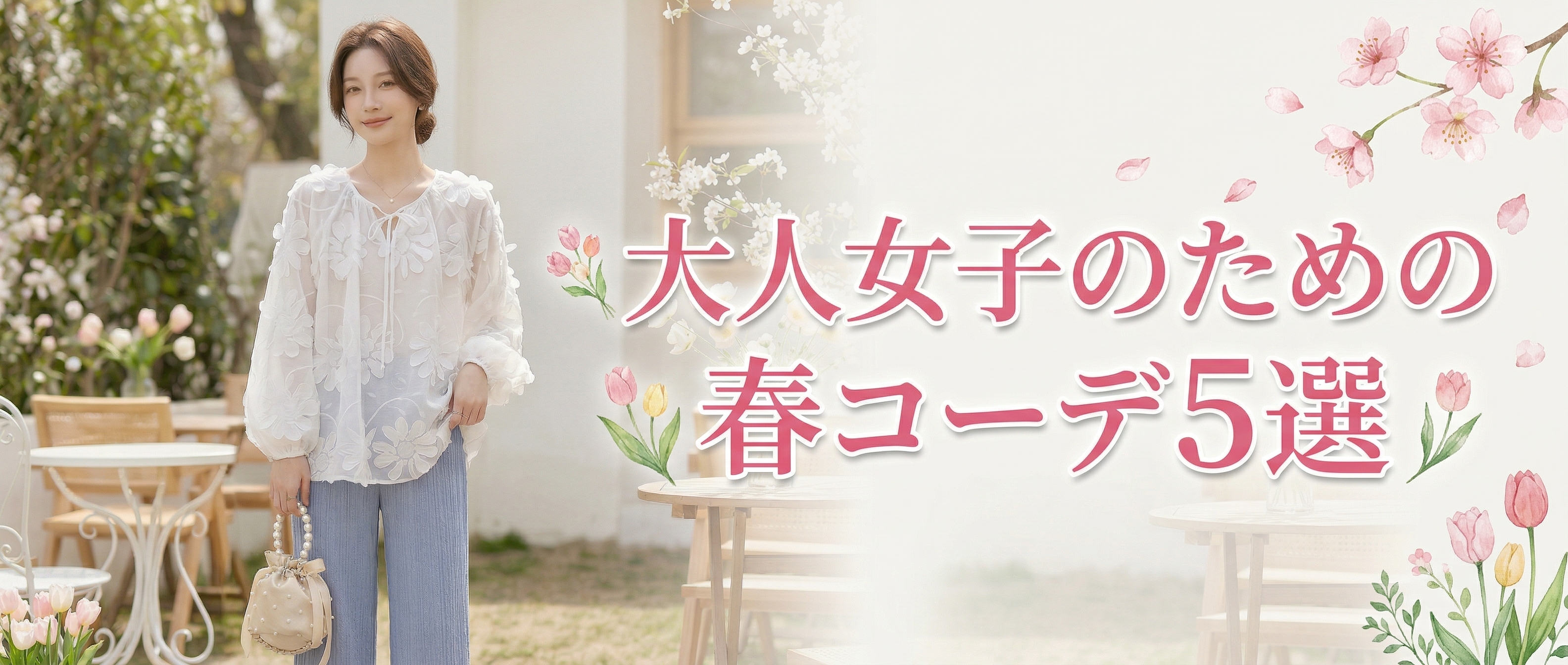 💐大人女子のための春コーデ5選💐