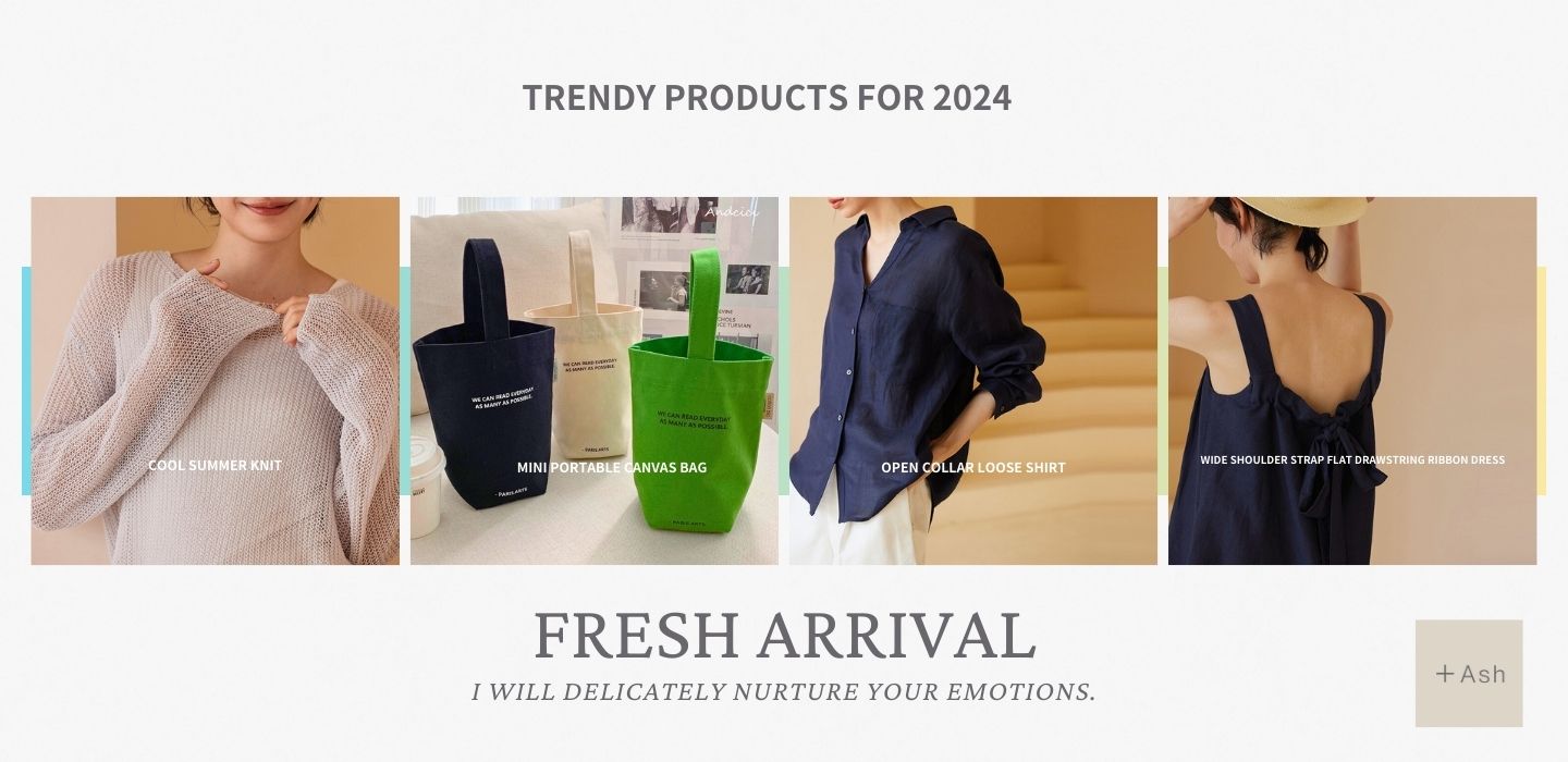 Trendy products for summer 2024