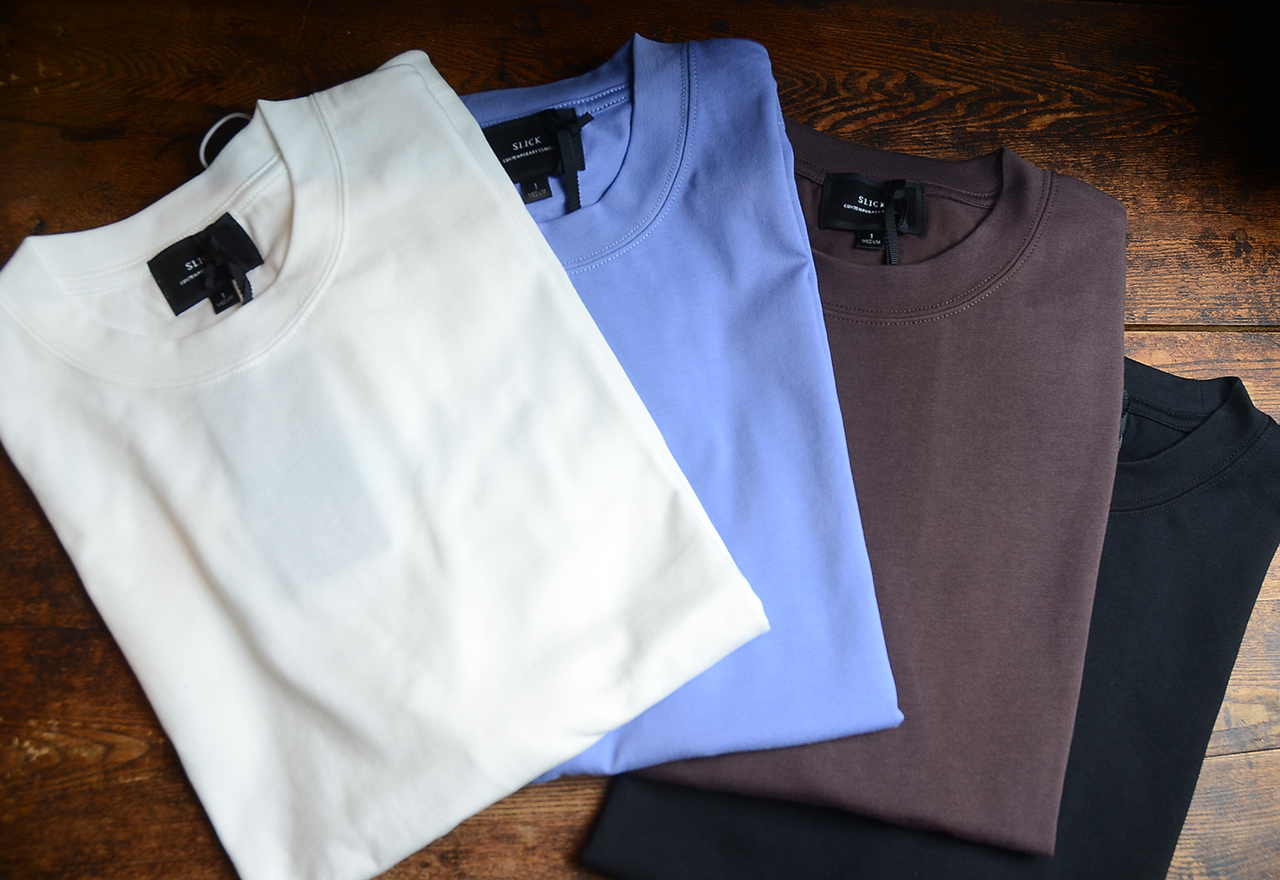 SLICK定番、ドローストリングTシャツ入荷！
