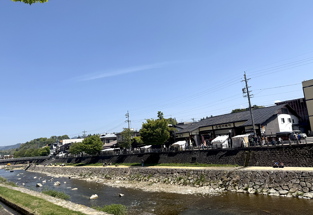良い天気の飛騨高山です