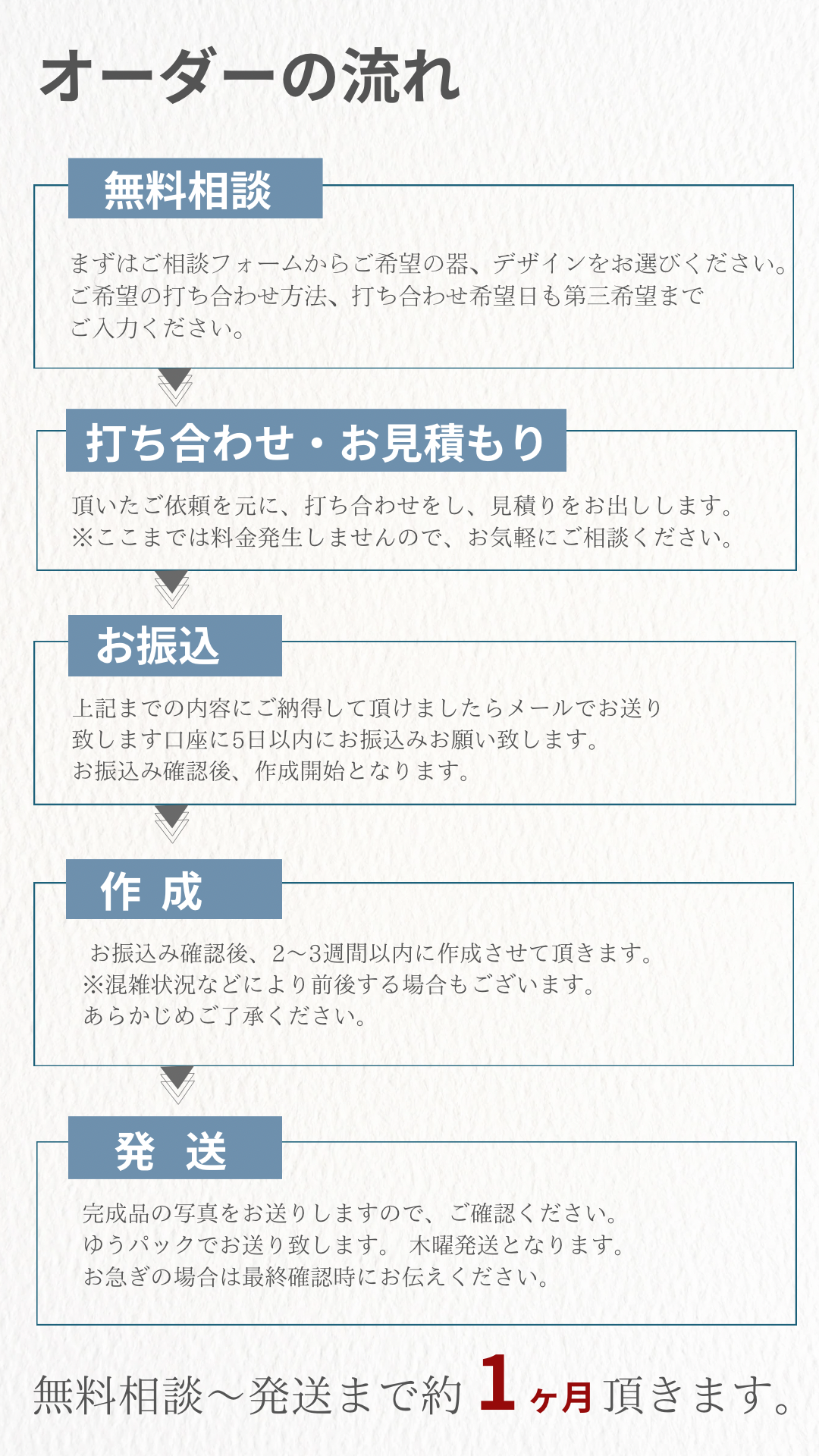 オーダーメイドのご相談も受け付けております！