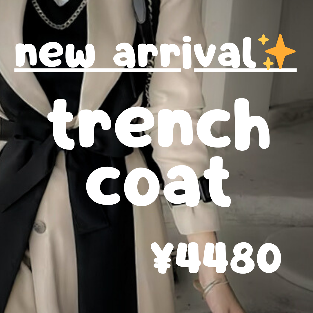 New arrival🎀⟡.·* trench coat