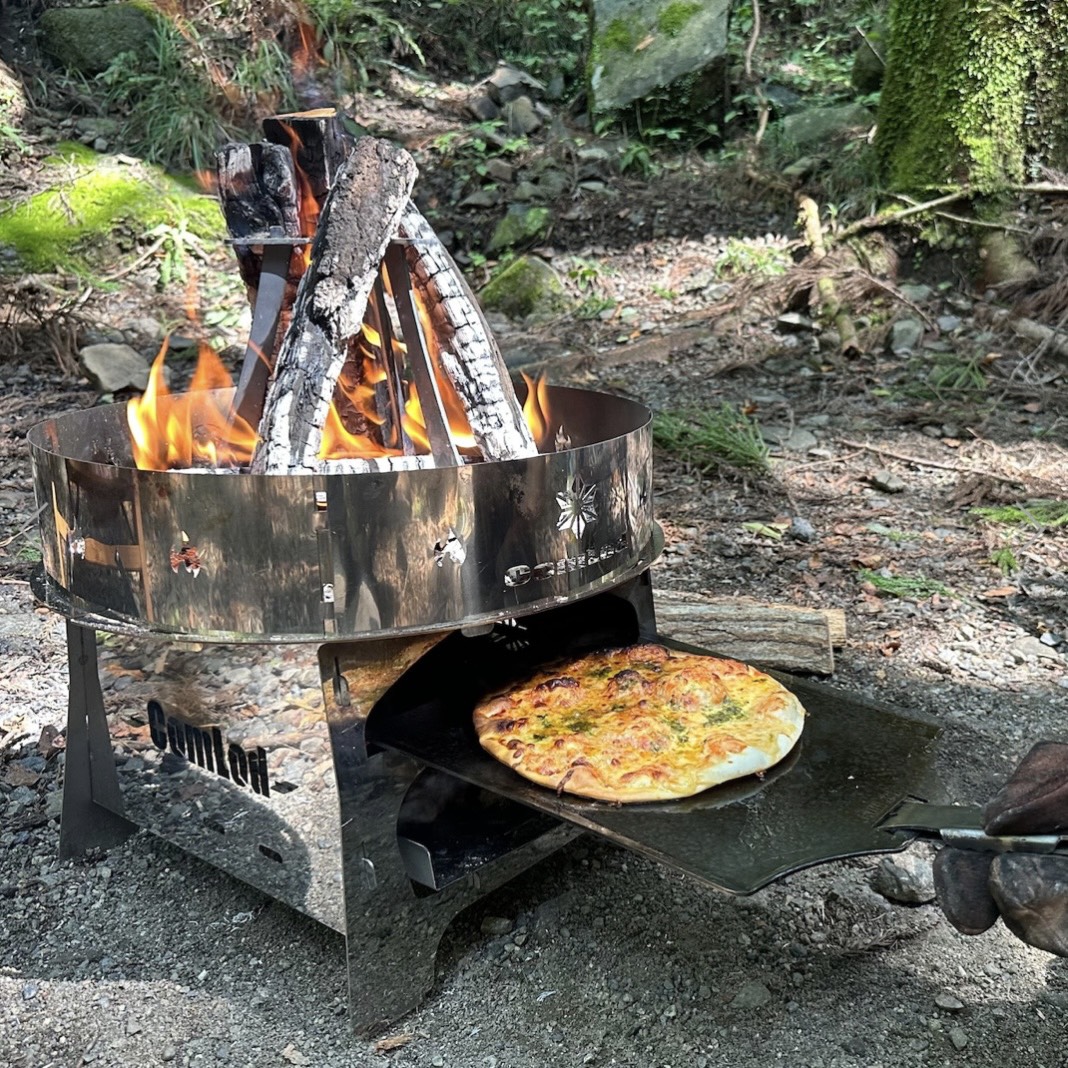 🌛寒い夜を快適に！COMROND焚火台で作る、冬の絶品キャンプ料理～