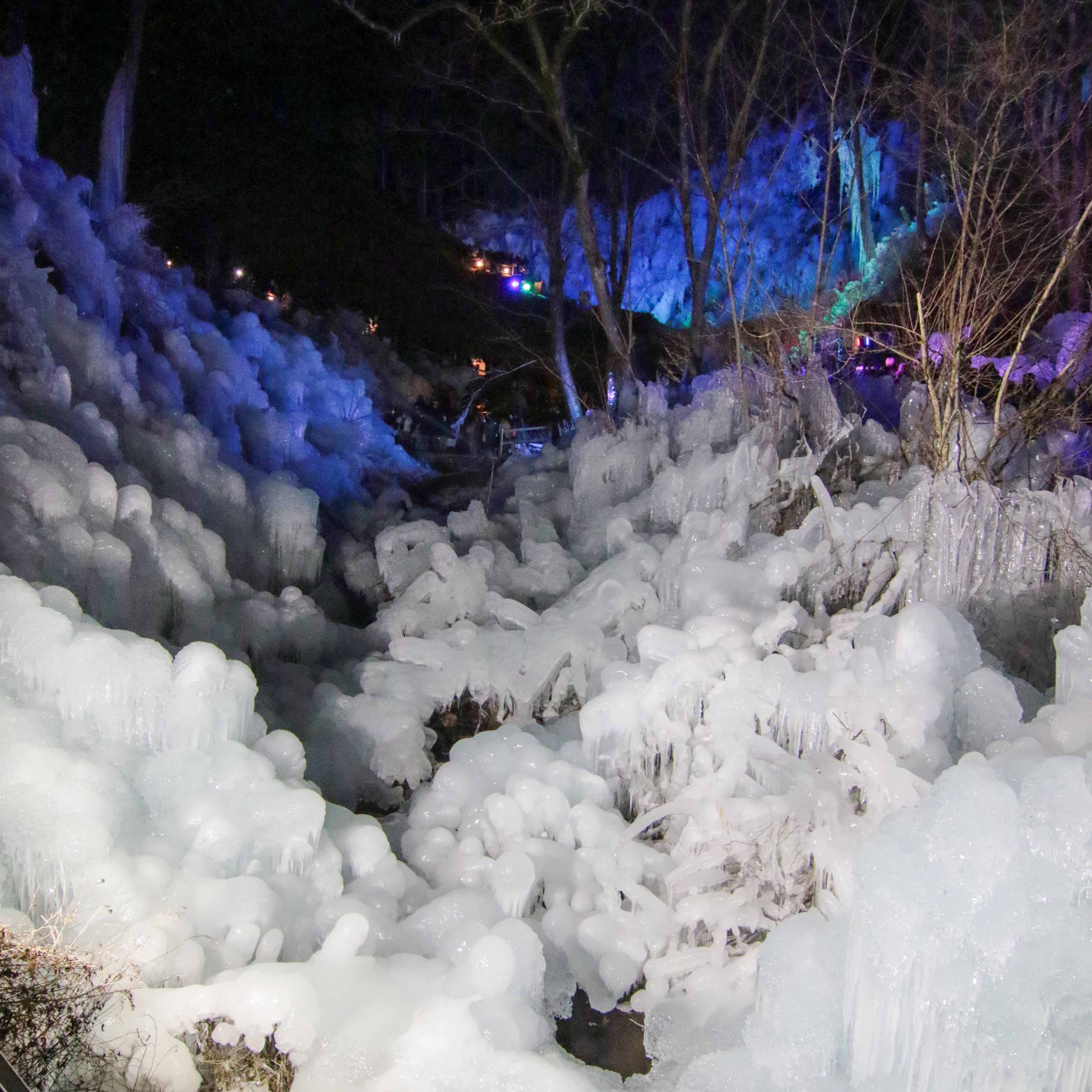 【完結編】10年ぶりのシャッターチャンス③ 闇夜に浮かぶ幻想世界「あしがくぼの氷柱」