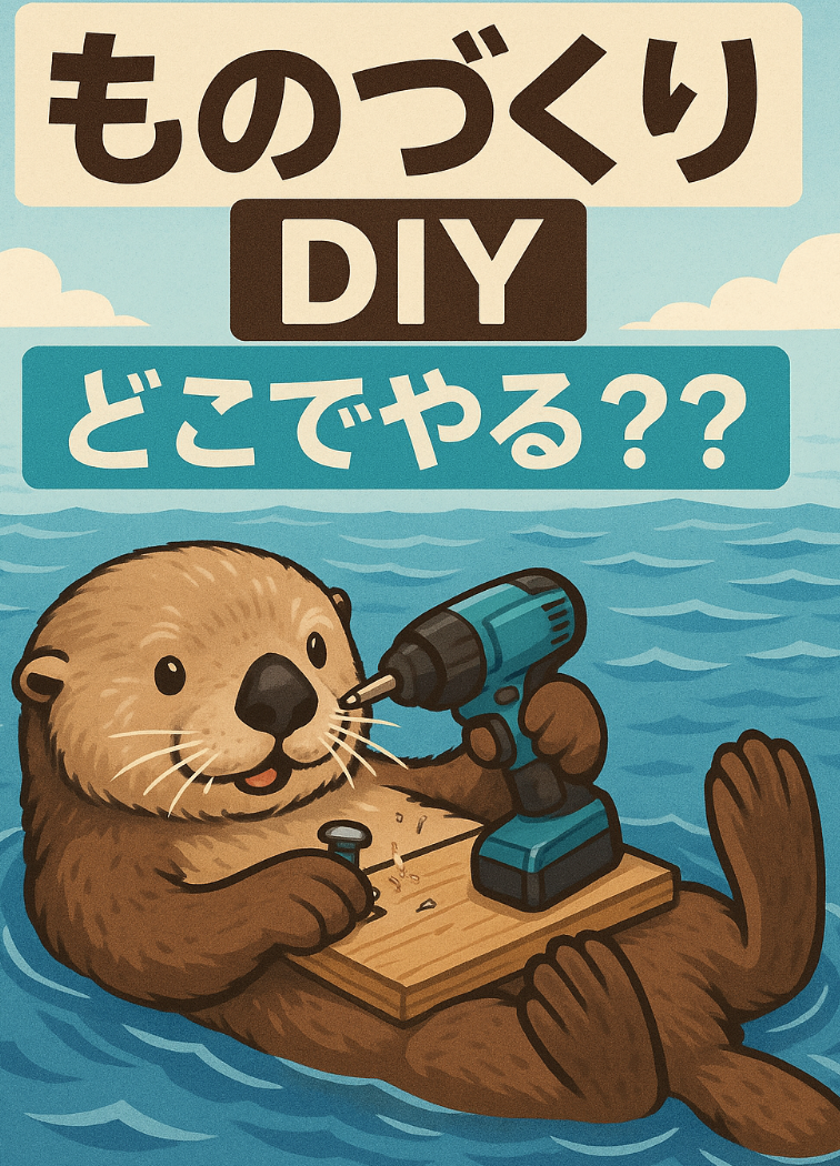 ものづくり どこでやる? 場所がない