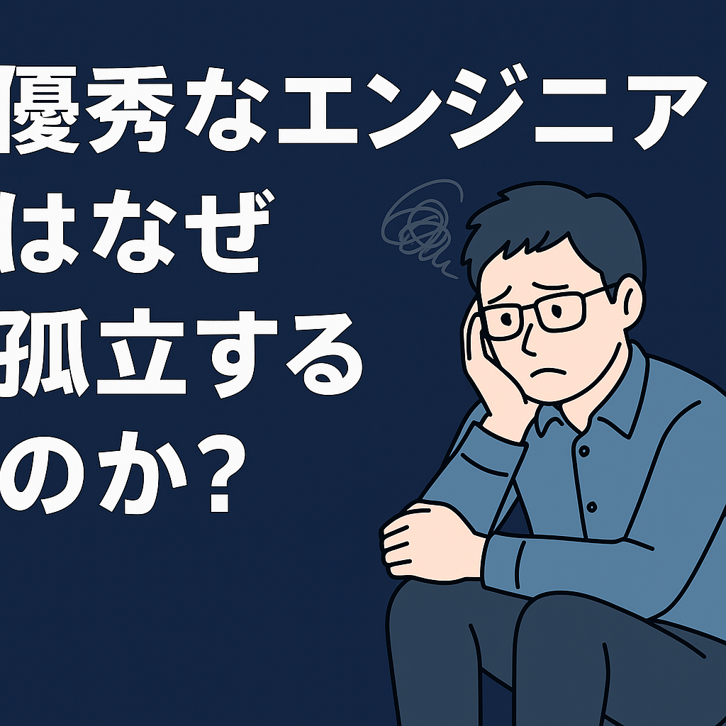 【技術】なぜ優れたエンジニアはなぜ組織に馴染めないのか?