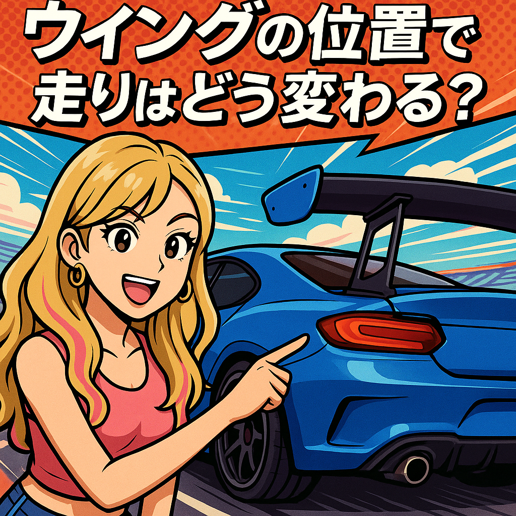 ウィングの位置によって空力はどう変わるのか