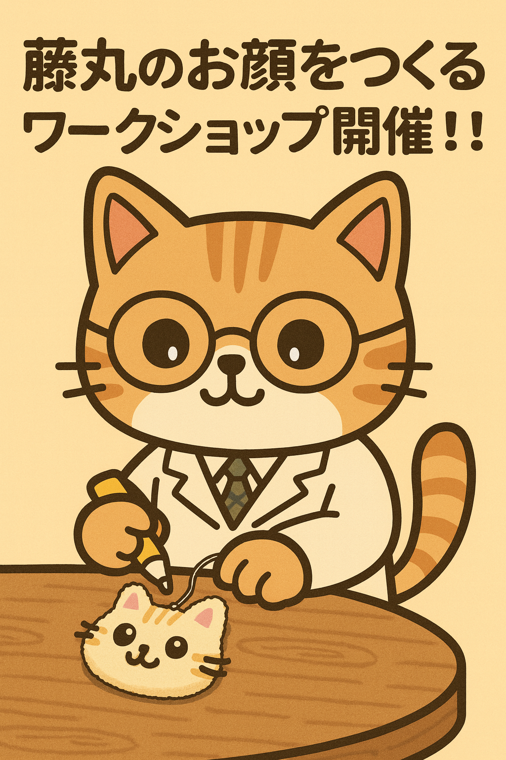 藤丸のお顔作りワークショップ開催報告