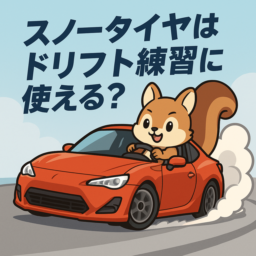 スノータイヤはドリフト練習に使えるのか