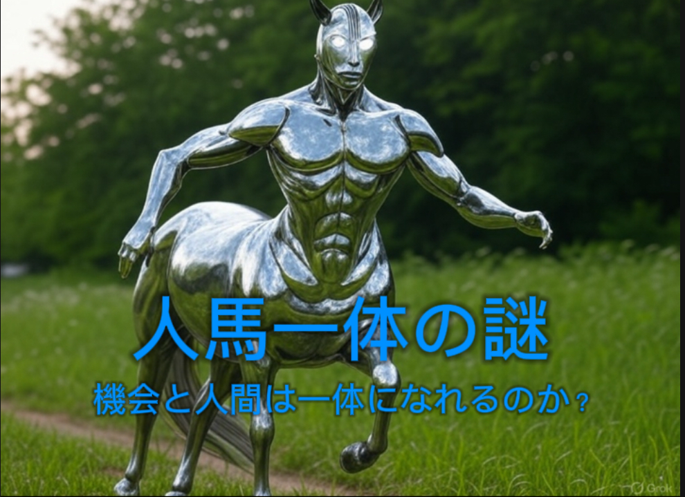 切り離されてるのに分かり合える 人馬一体とは