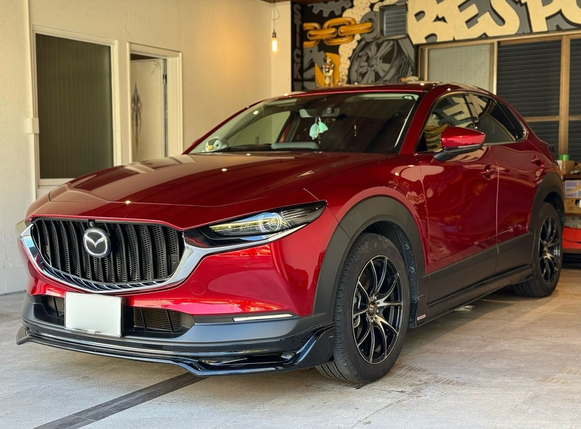 【マツダ　CX-30】・バーチカルグリル　・艶消しブラックver.