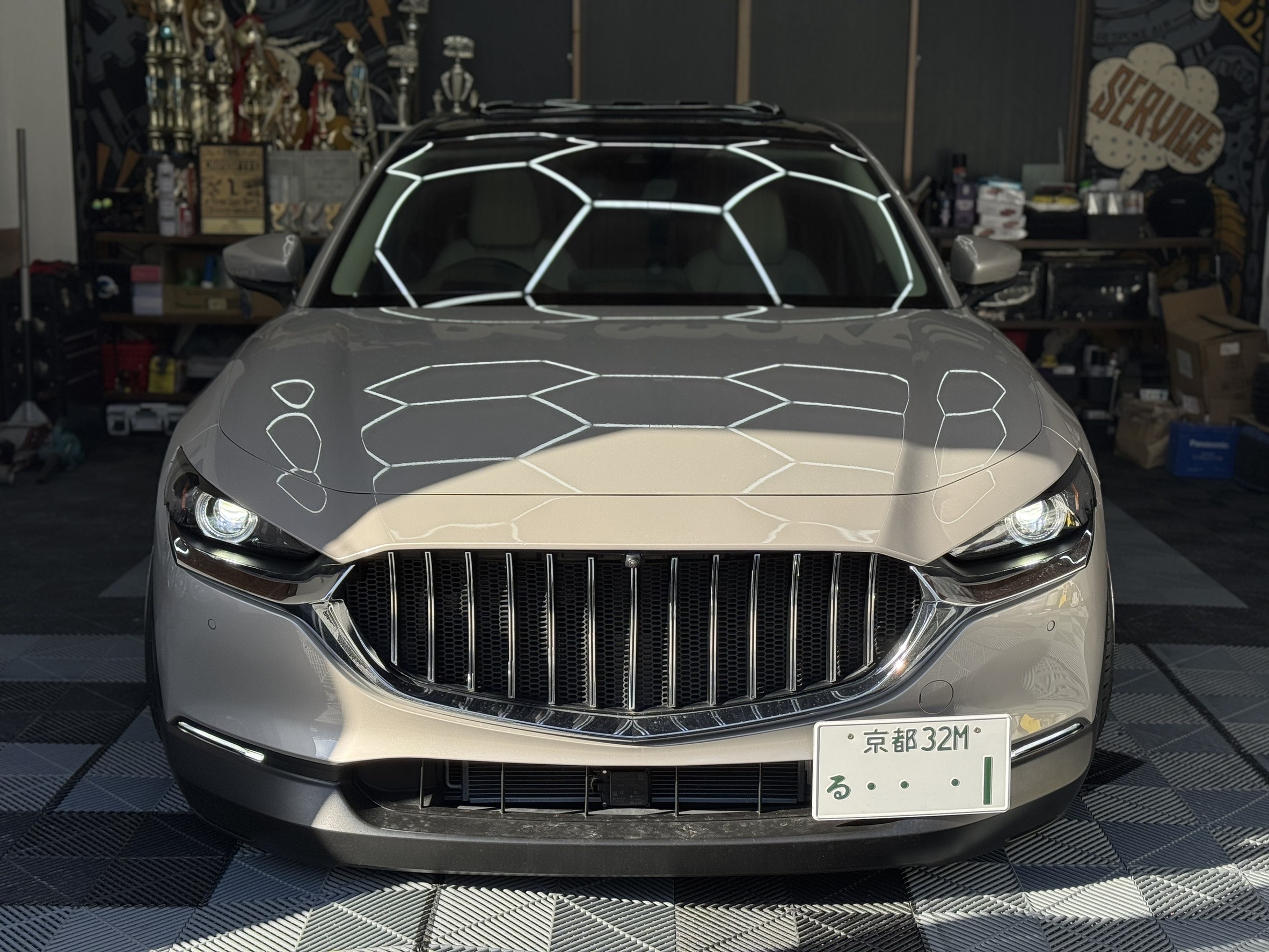 【セカンドデモカー　CX-30】・サイドナンバー加工　・20inchワイヤーホイール　
