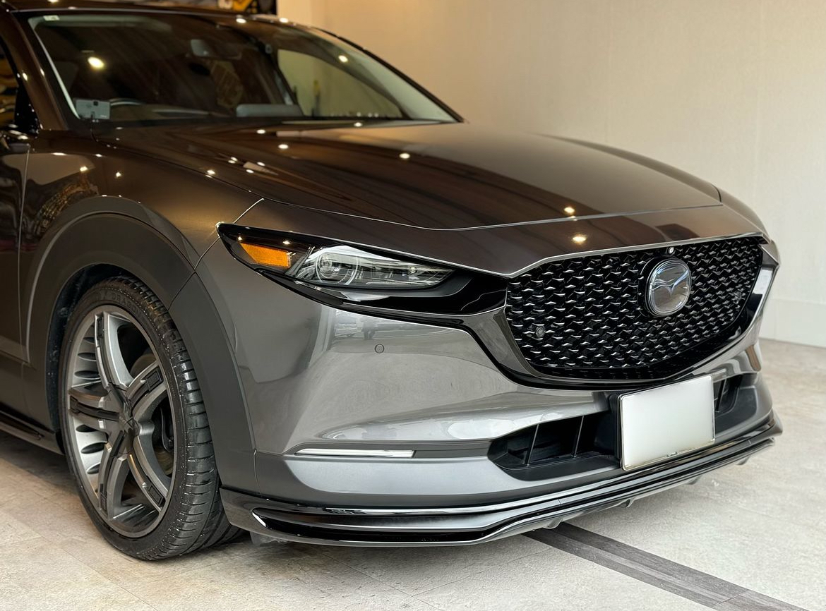 マツダ CX-30】・USヘッドライト純正加工・純正エアロ一式塗装