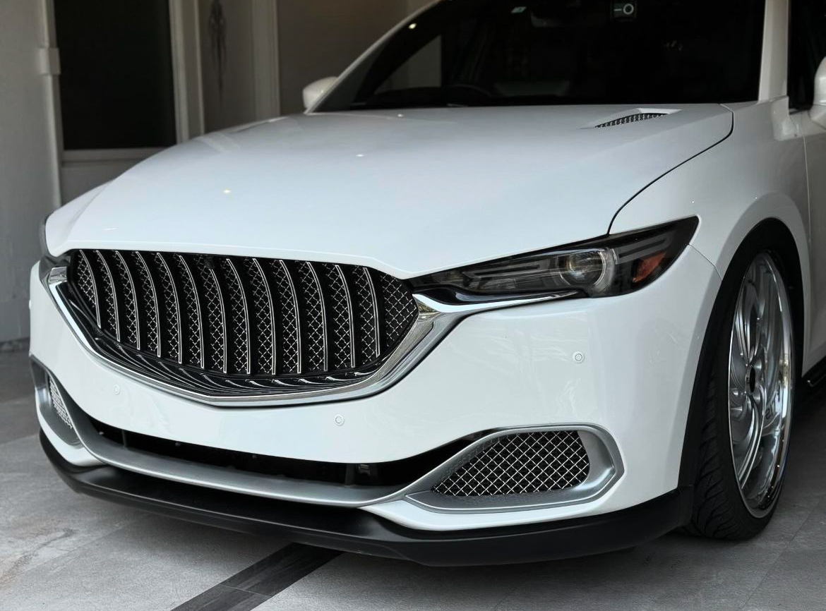 【マツダ　CX-8】・CRステンレスメッシュ　全面張り