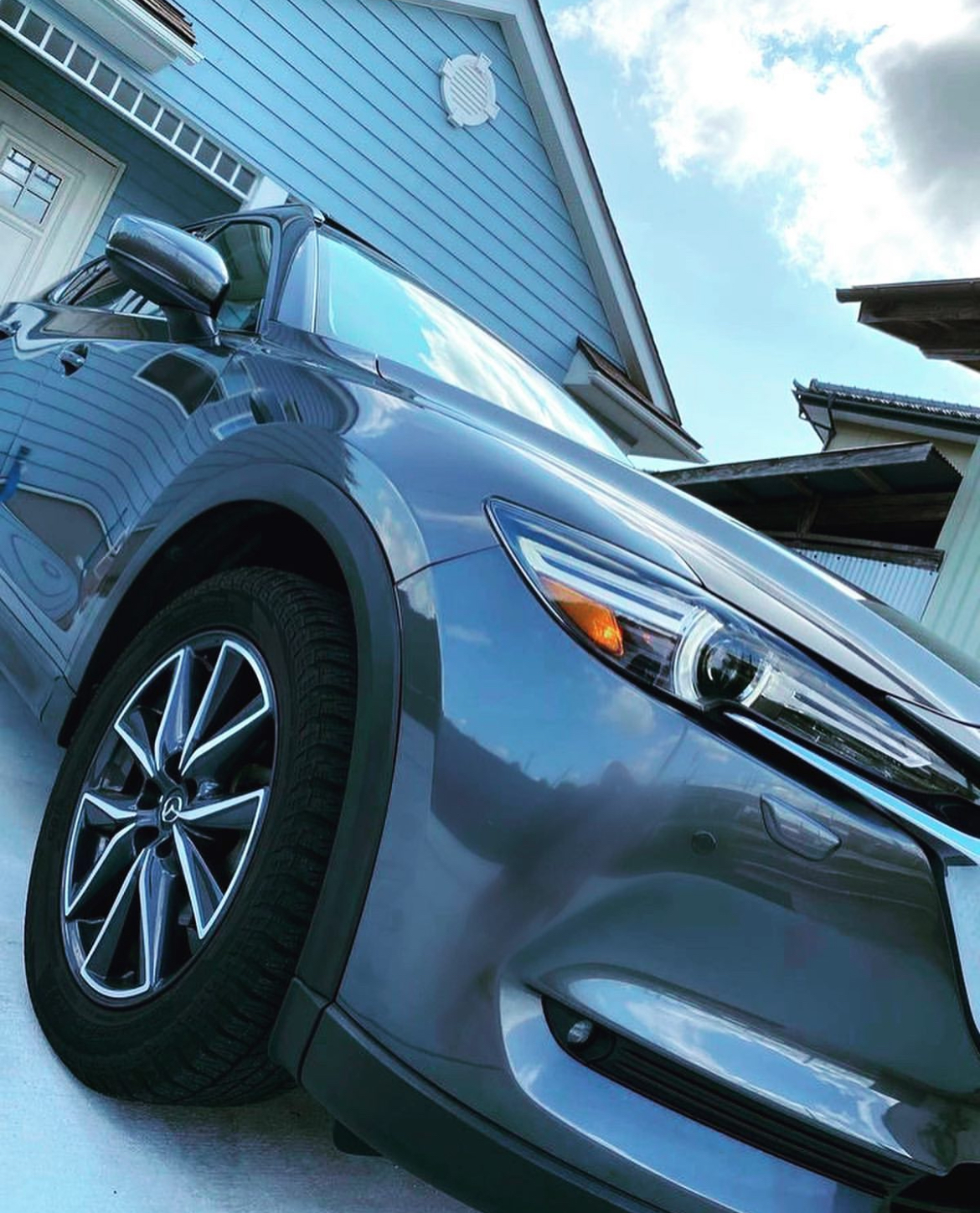 【マツダ　CX-5】・USヘッドライト純正加工品