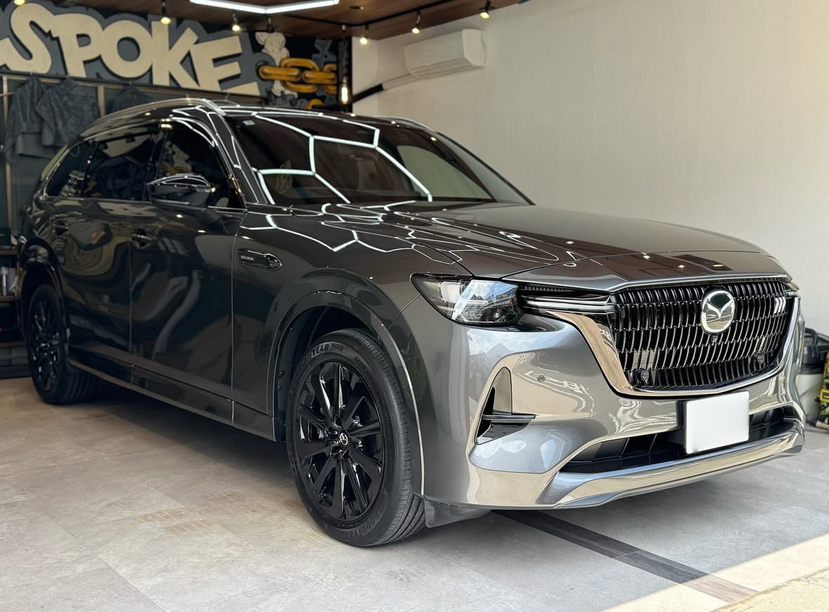 【マツダ　CX-80】・ボディコーティング　・アルパイン　デジタルインナーミラー