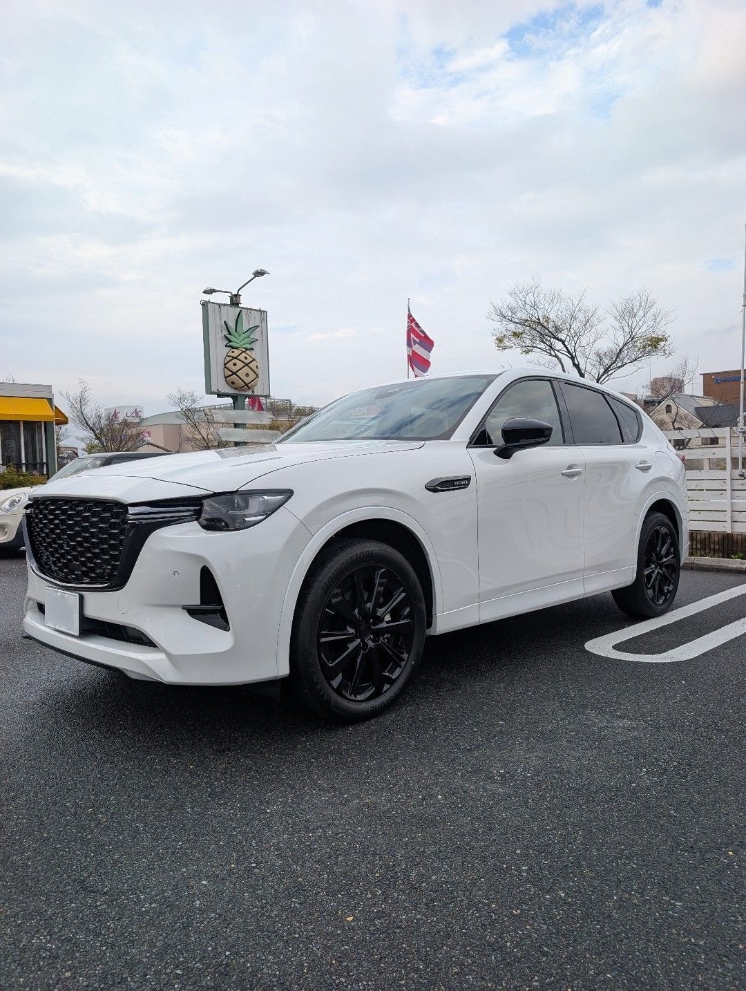 【マツダ　CX-60】・純正グリルマークレス加工・リアエンブレム3点スムージング加工・塗装　etc.