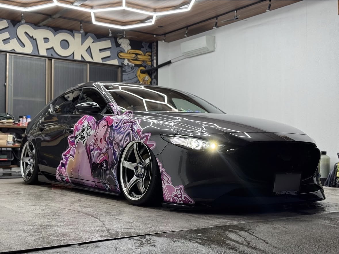 【マツダ MAZDA3】・airlift 3P ・アッパーマウント・リアキャンバーキット