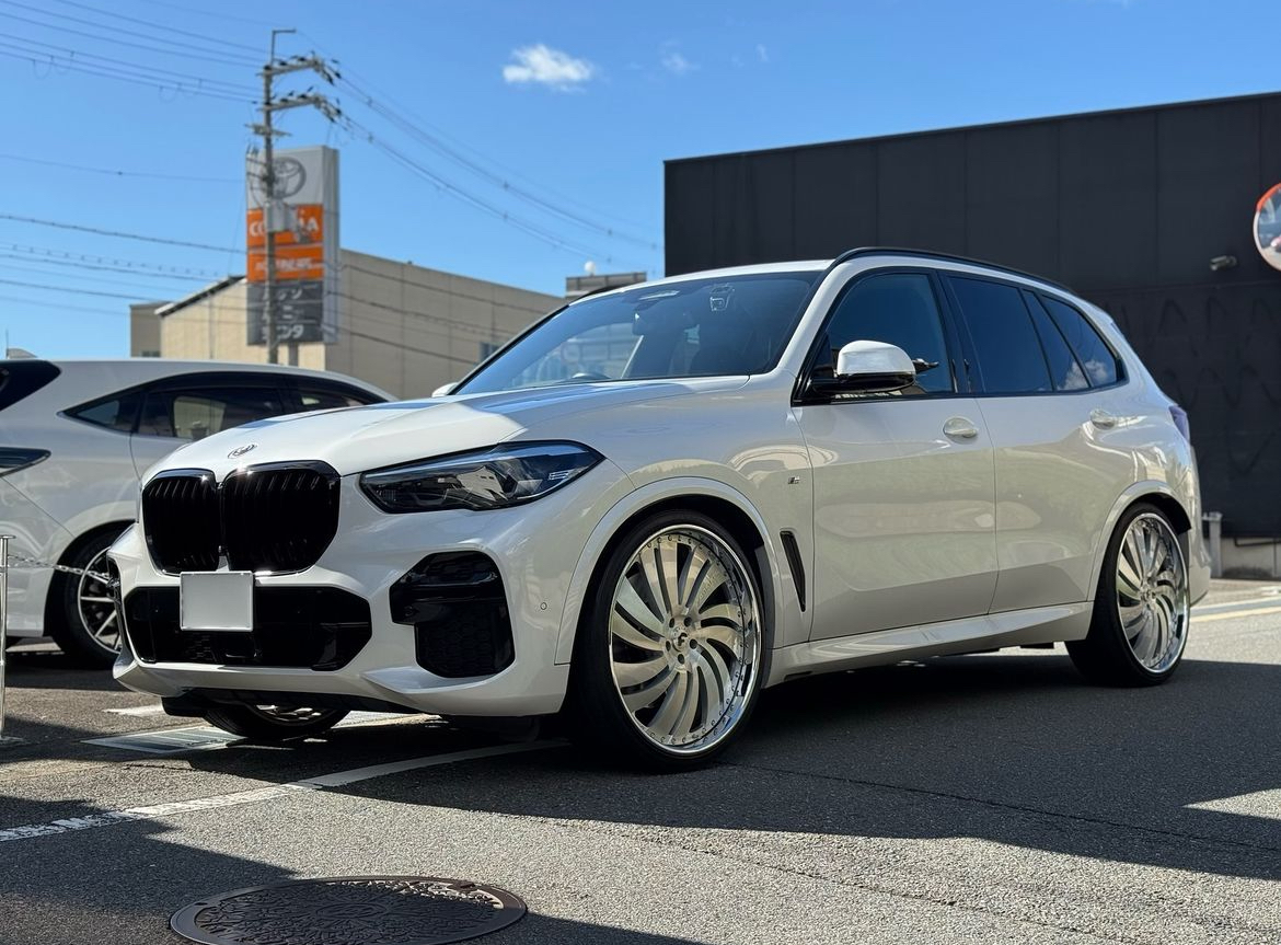 【BMW　X5　G05】・フォージアート カナレ24inch　・変換PCDチェンジャー
