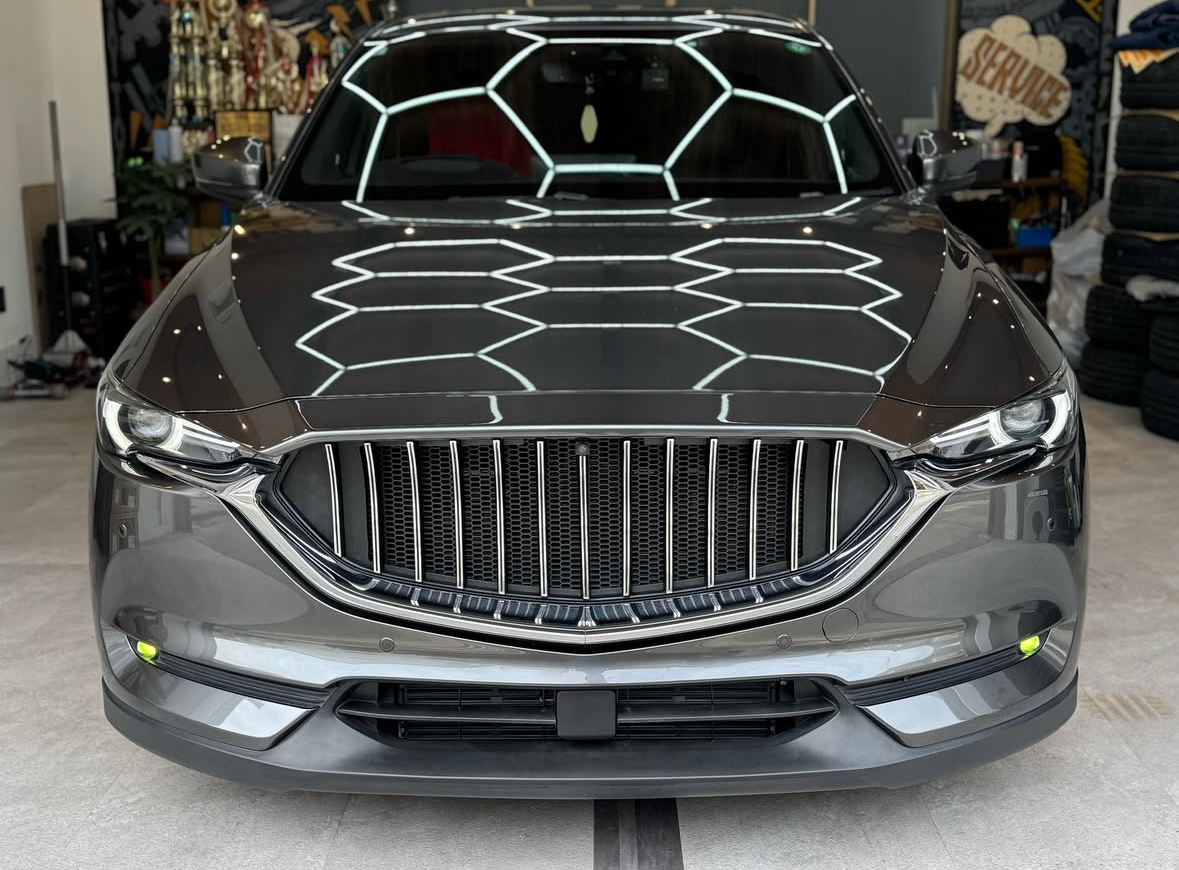 マツダ CX-5】・マークレスバーチカルグリル・インナー開口部拡大加工