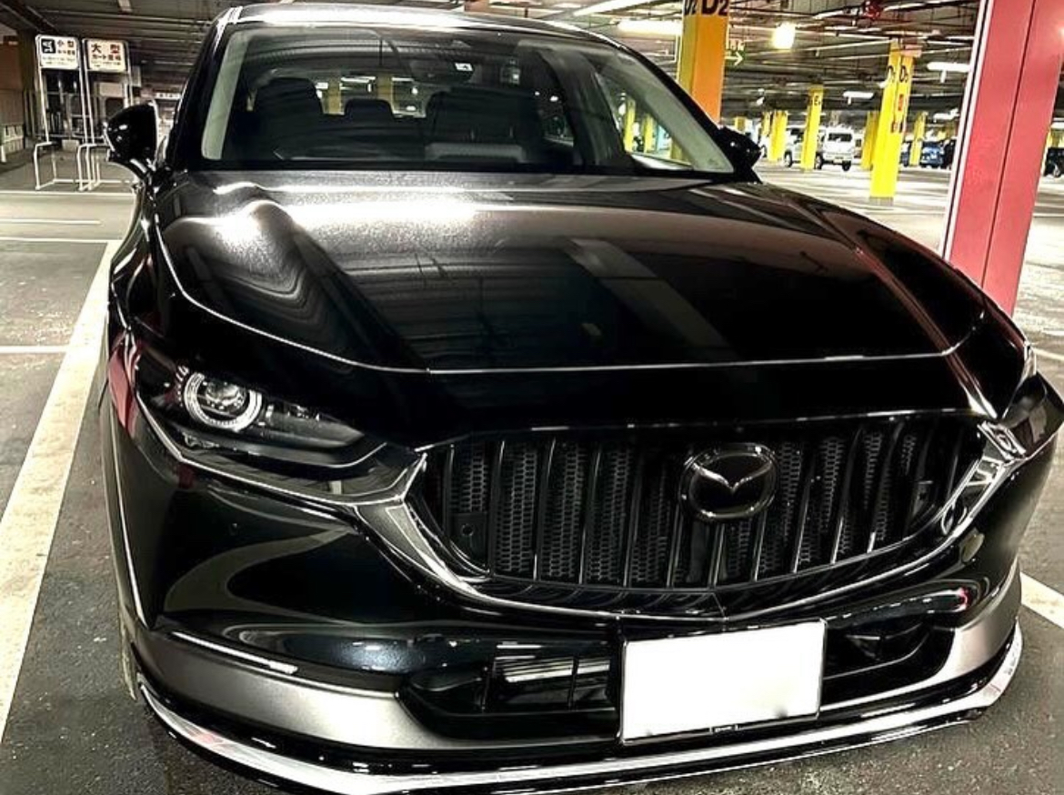 【マツダ　CX-30】・バーチカルグリル　メッキライン無しver.　艶無しver.