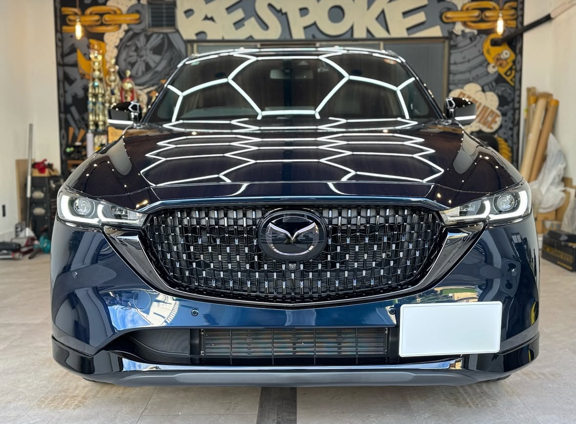 【マツダ CX-5】・サイドナンバー加工  ・ツインカラードアミラーレンズ 点滅/ホワイト