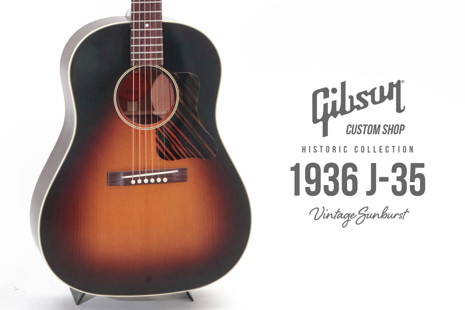 ギブソン・カスタムが1936年当時のJ-35を再現した逸品！