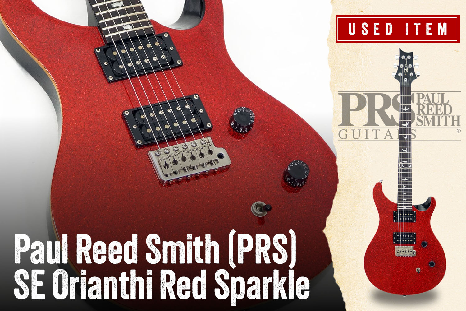 特選中古品！PRS SEシリーズのオリアンティ・モデル「SE Orianthi」が中古で入荷